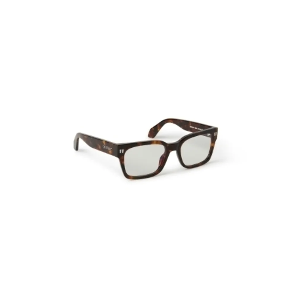 NWT Off-White Style 53 Havana Square 55mm Eyeglasses